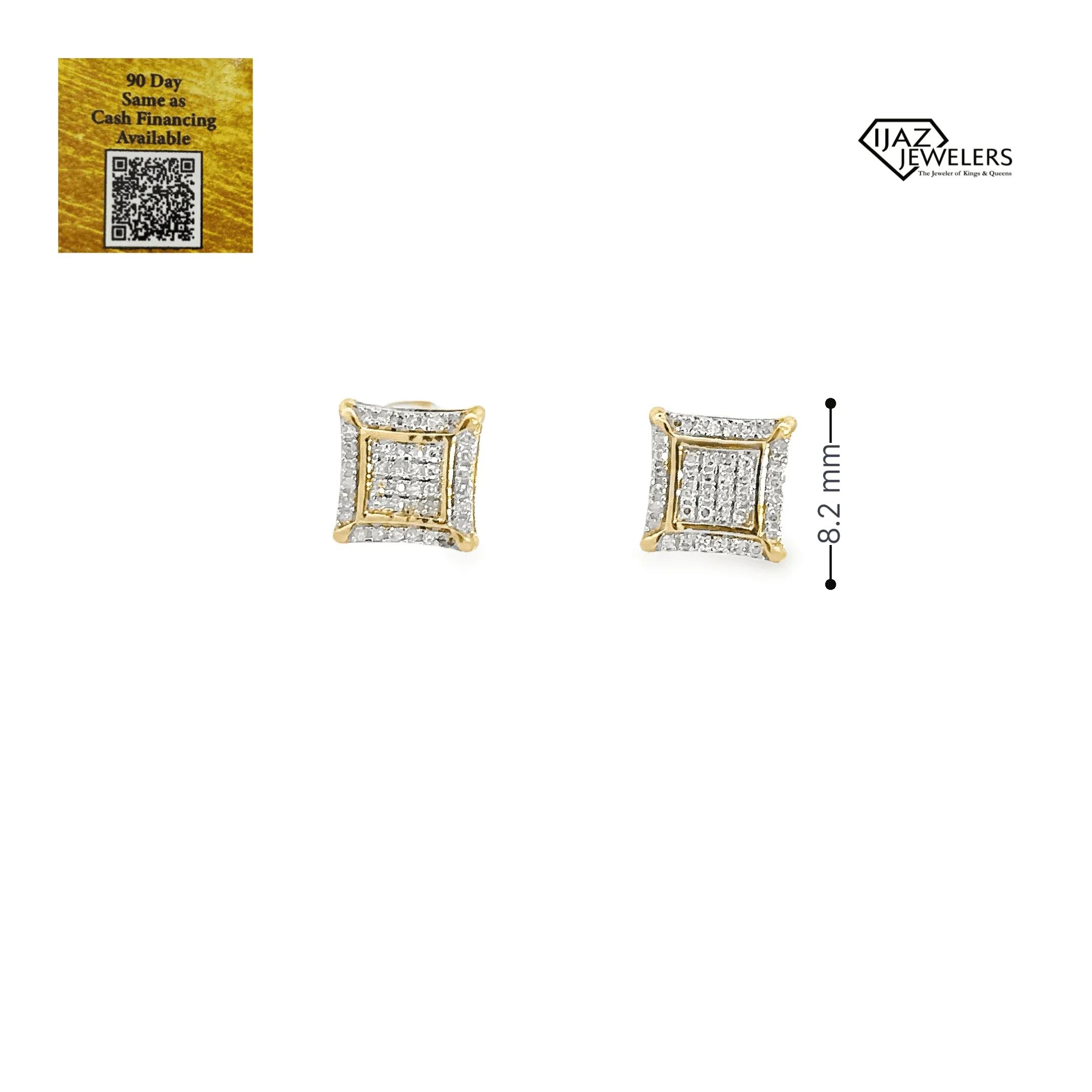 10K Gold 0.17 CTW Diamond Earrings