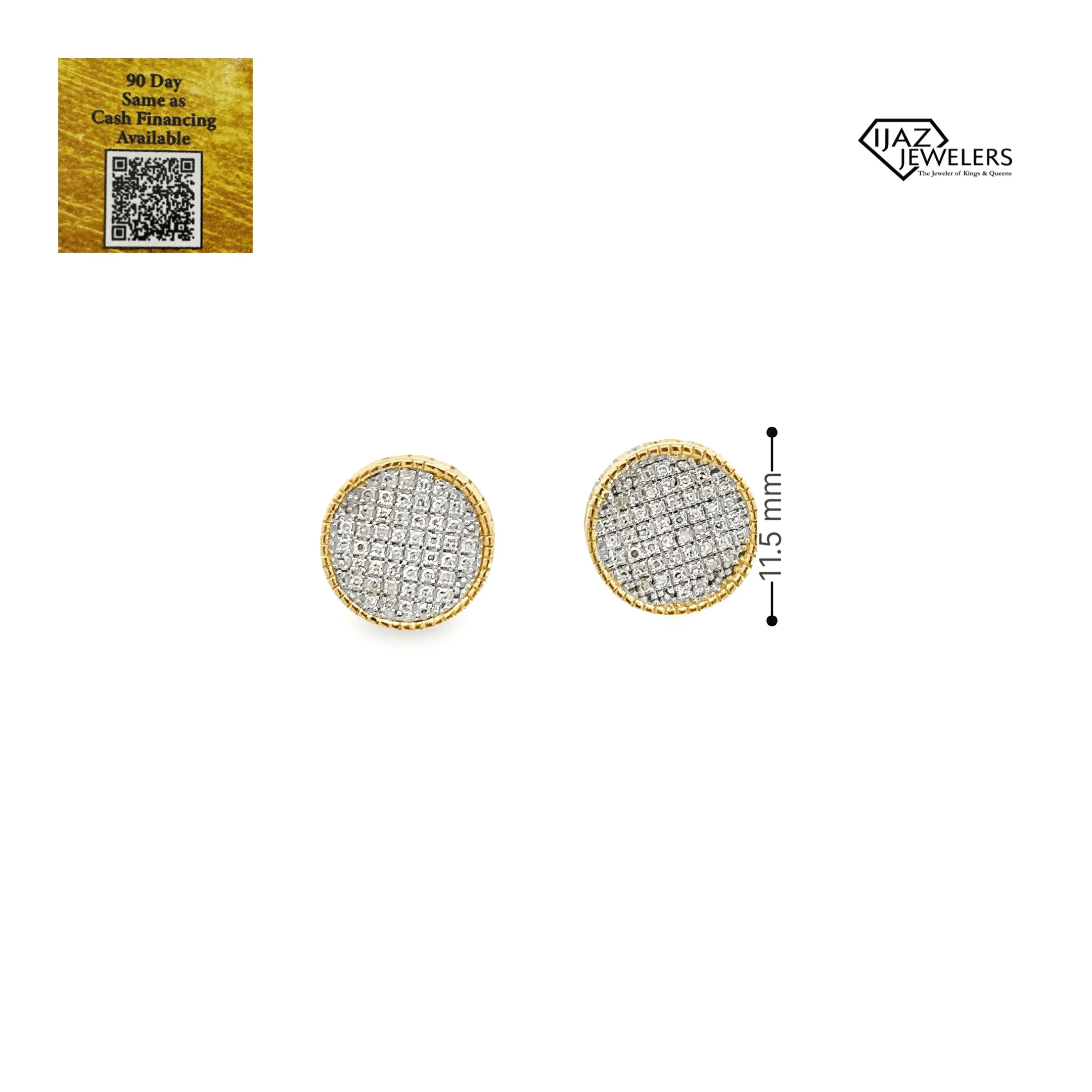 10K Gold 0.34 CTW Diamond Earrings