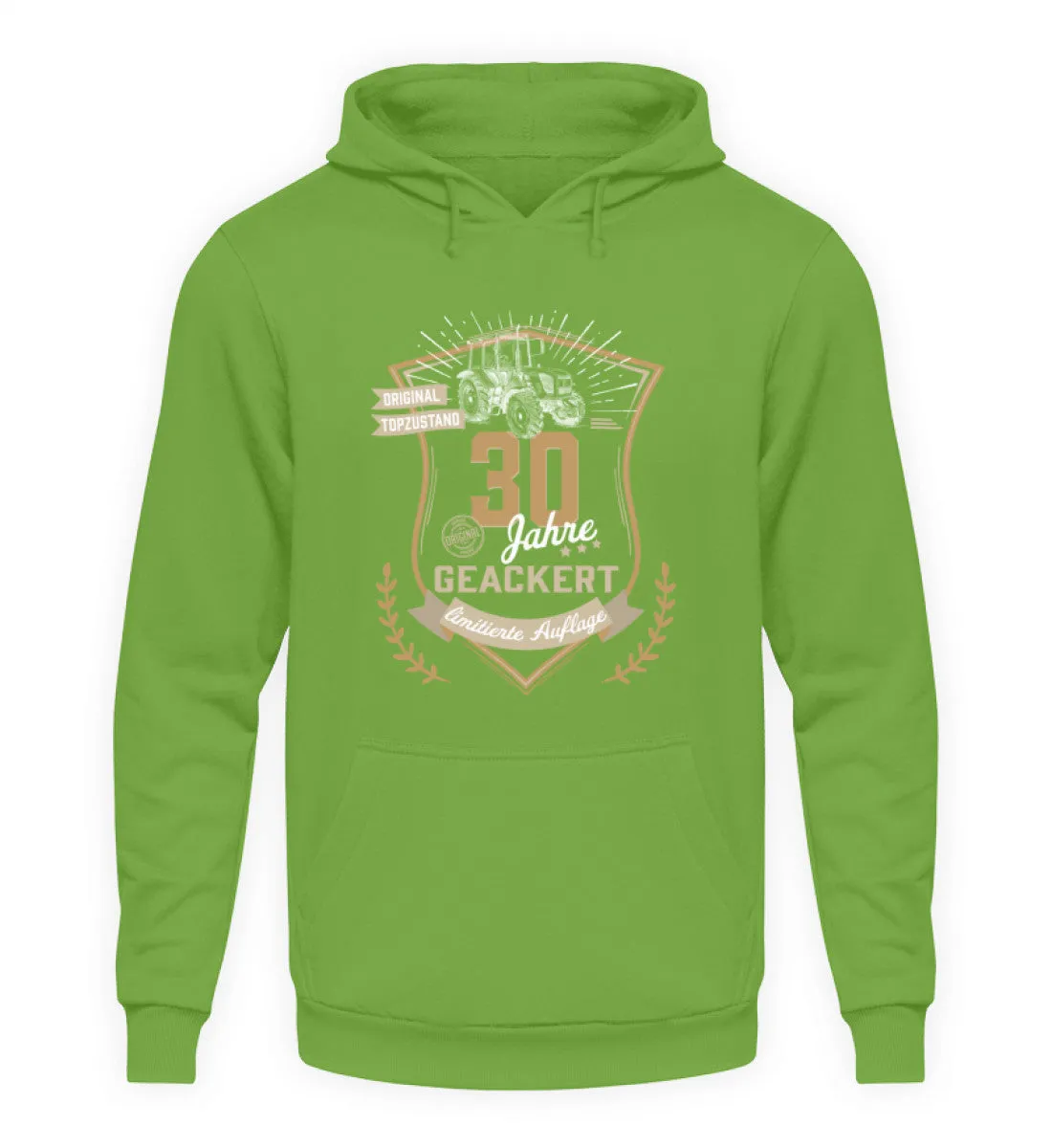 30 Jahre geackert - Geburtstag Landwirt  - Unisex Kapuzenpullover Hoodie