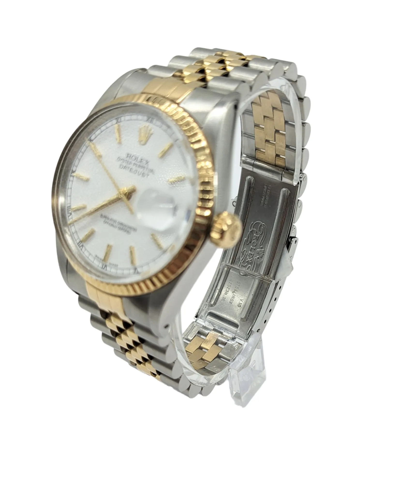 36 mm Rolex Two Tone Datejust Watch