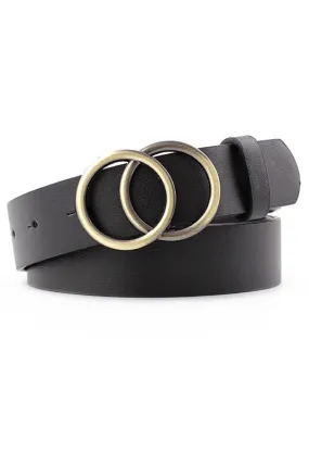 Accity Double Ring Buckle Fashion Belt