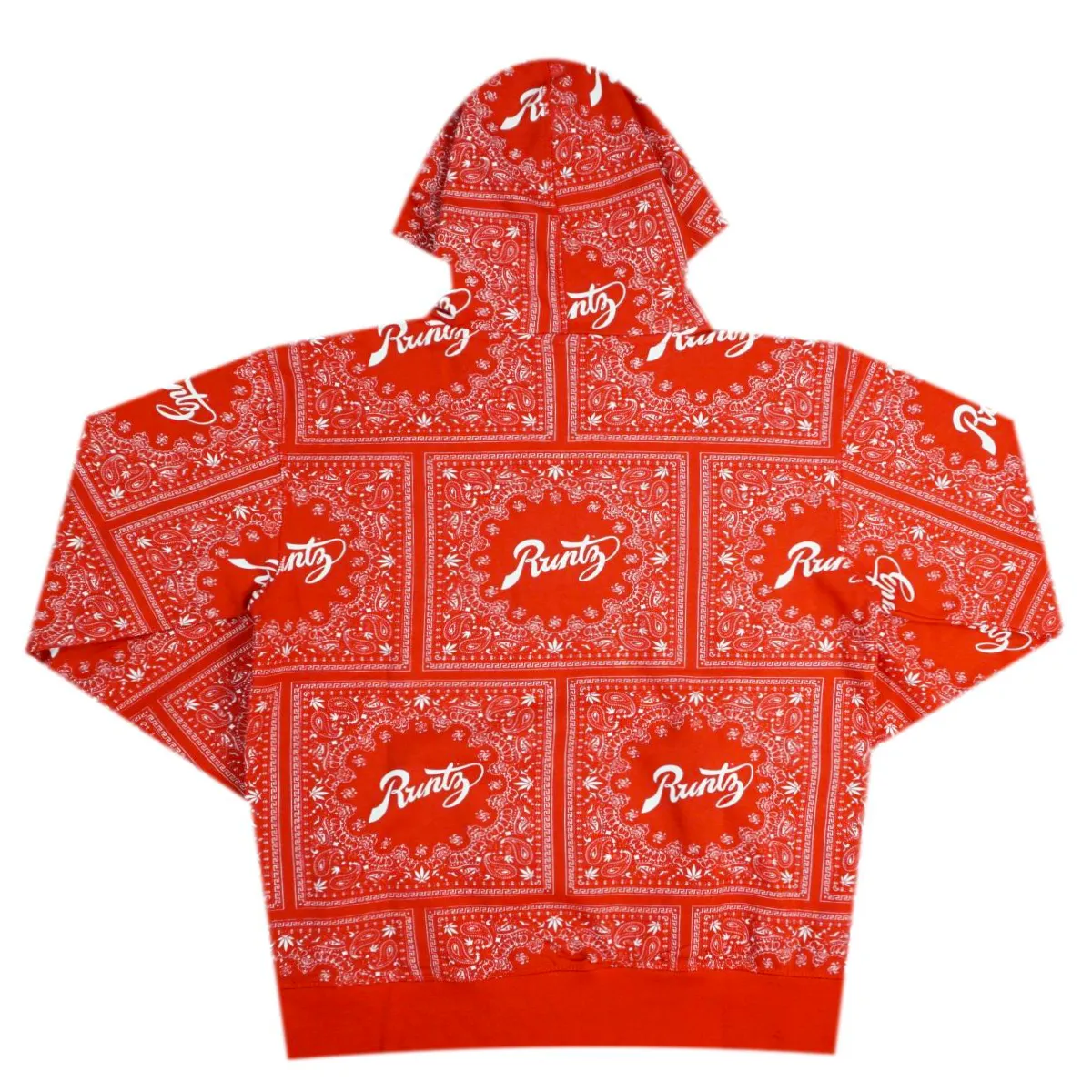 Bandana Print Hoodie Set (Red) /C4