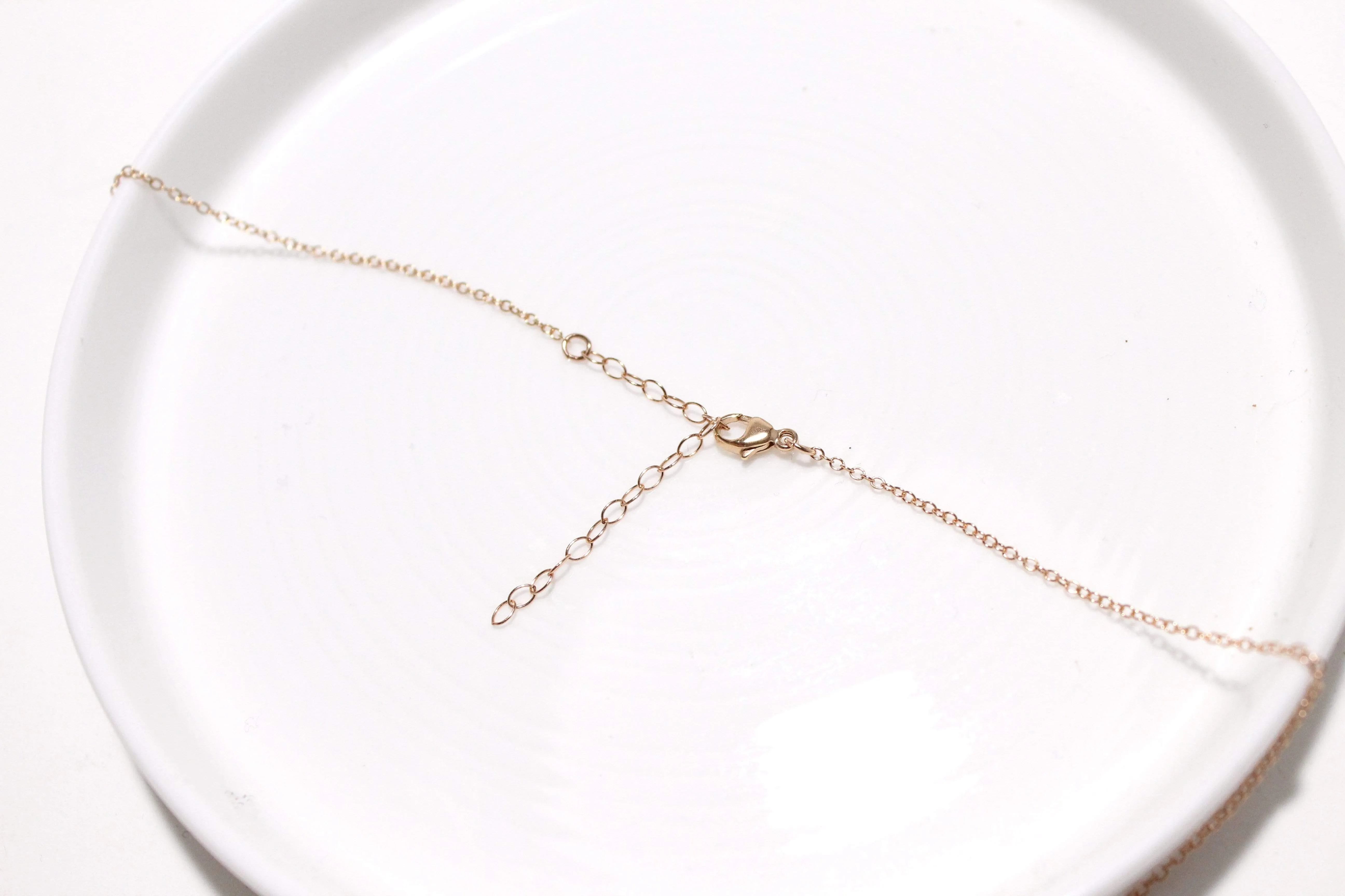 BARCELONA Necklace | chevron stainless steel necklace