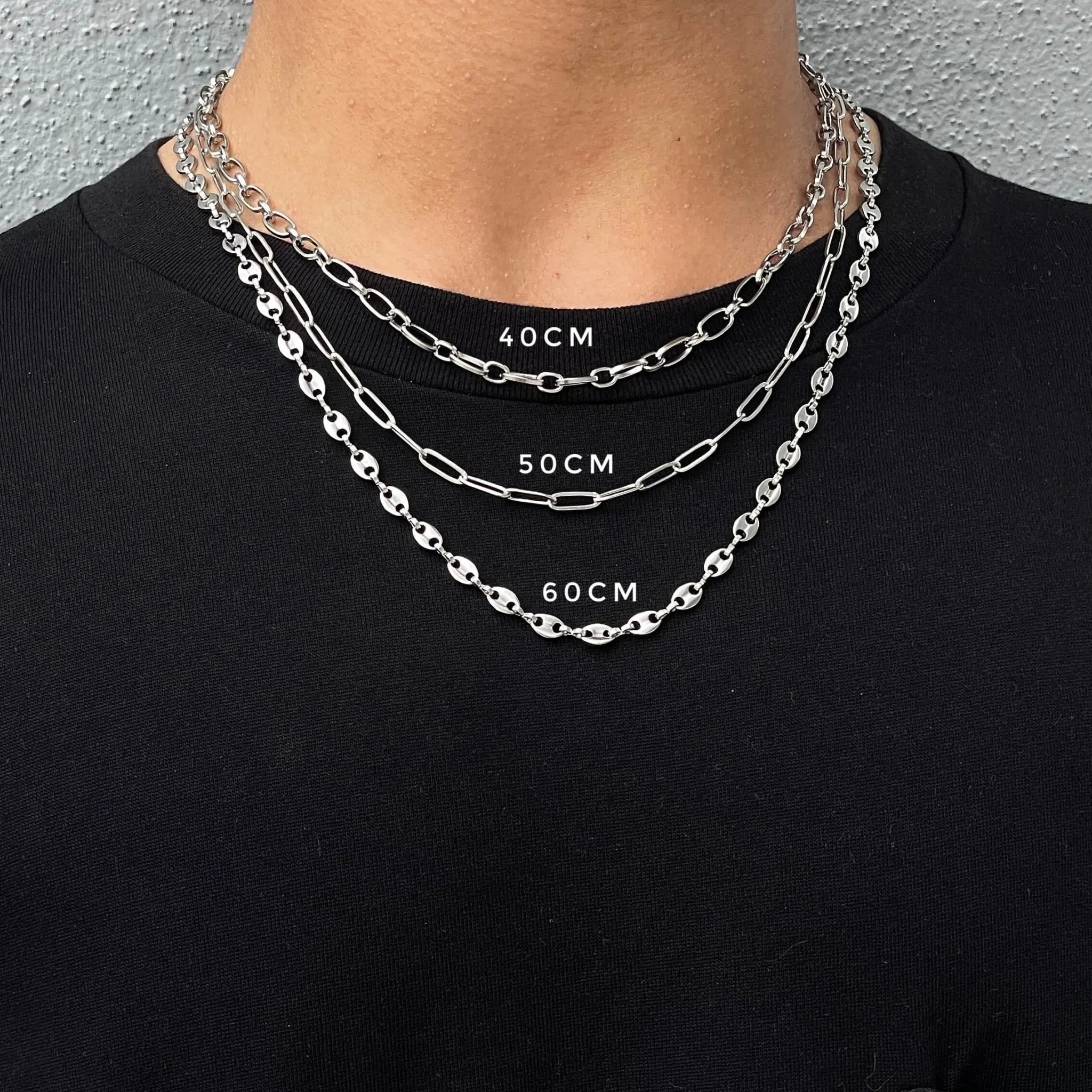 Belcher Chain Necklace Silver