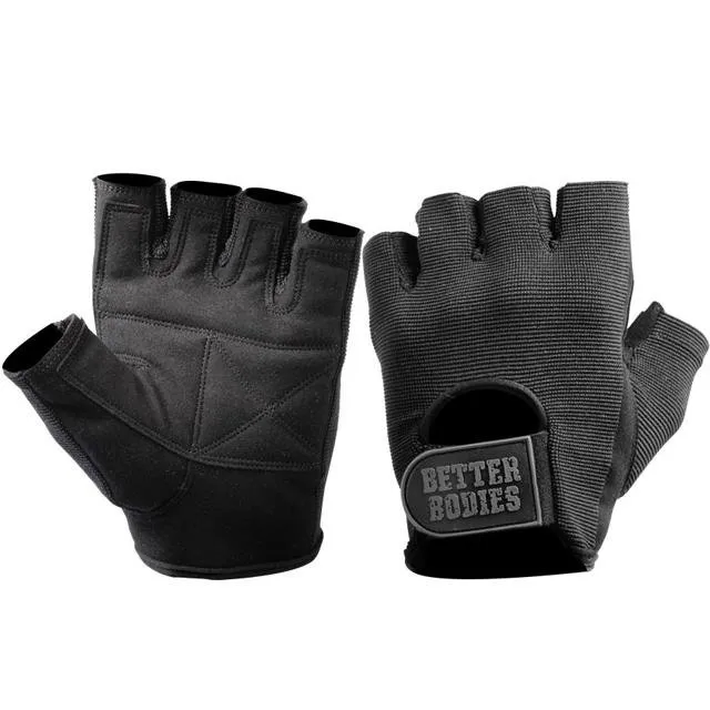 Better Bodies Basic Gym Gloves - Black