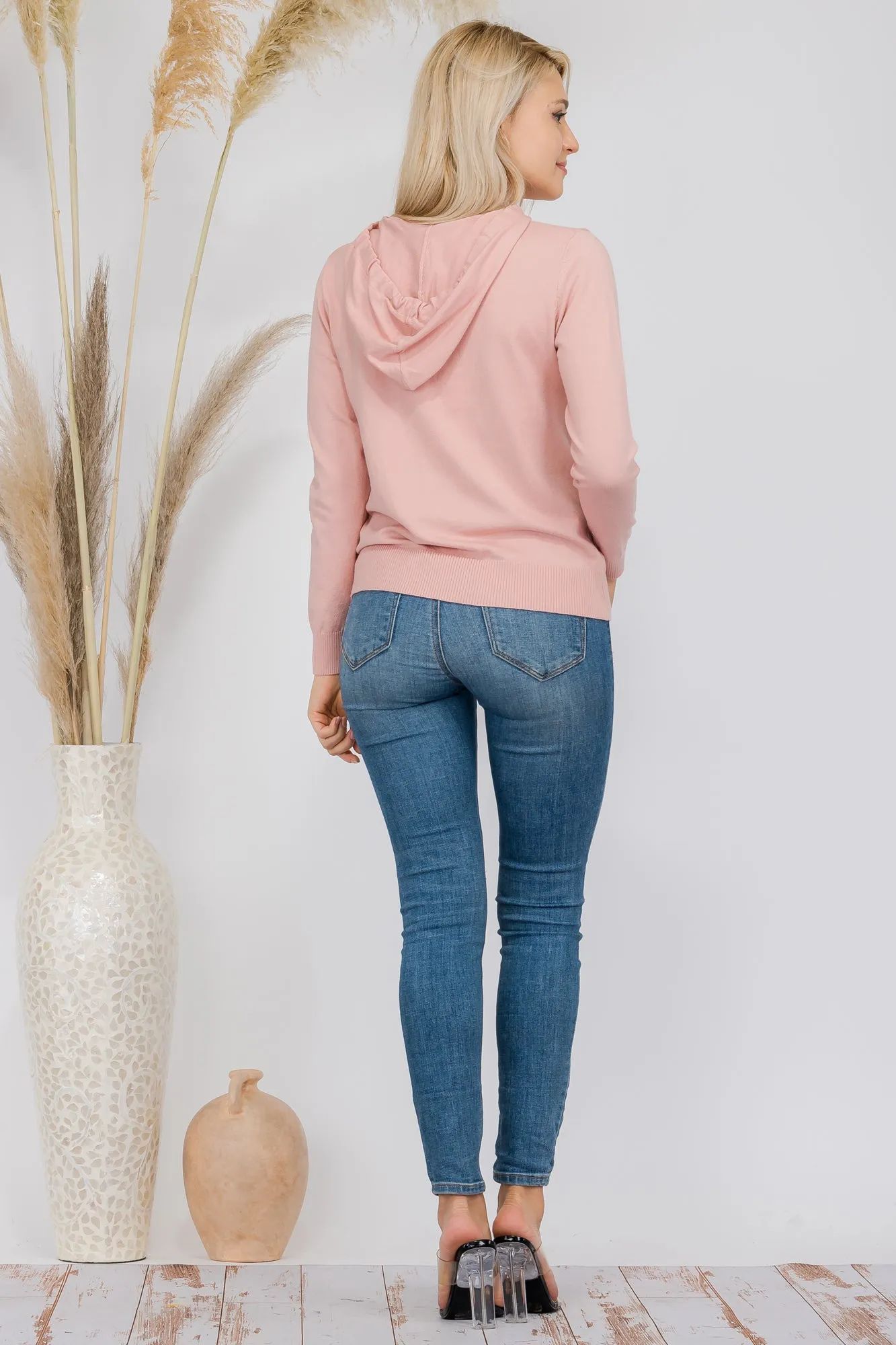 Blush Laid Back Sweater Hoodie