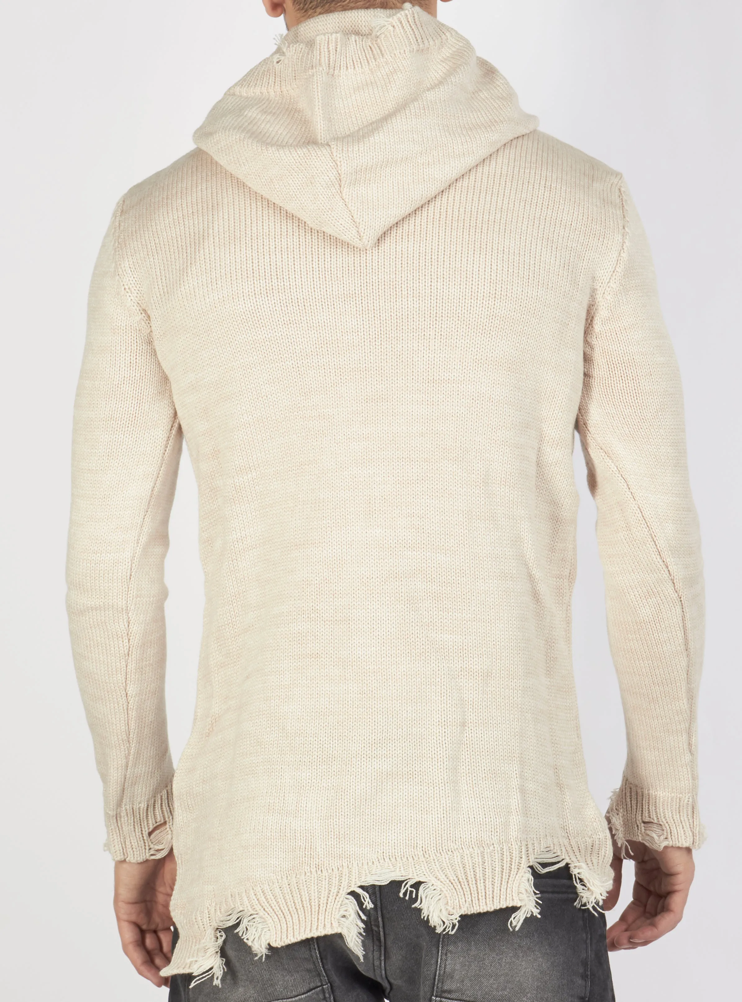 Buyer's Choice Hoodie - Knit - White - T3760