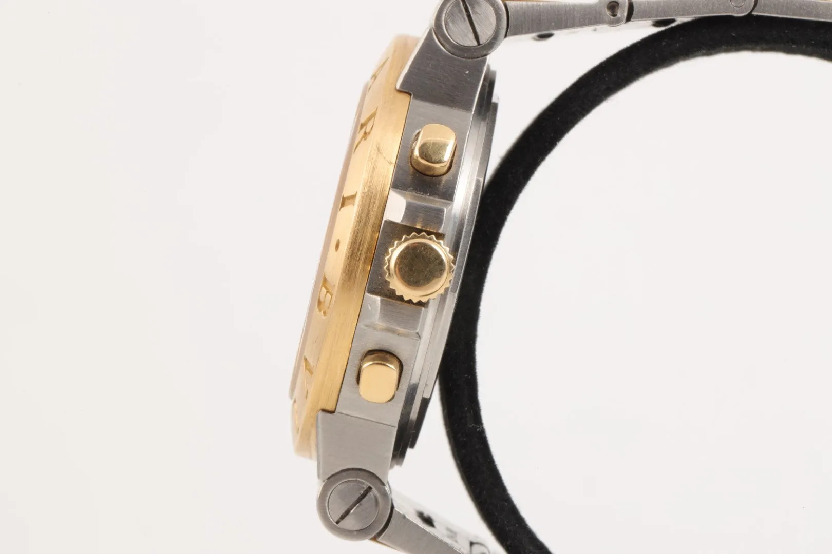 Bvlgari Diagono CH 35 SG Stainless Steel & 18K Yellow Gold 35mm Unisex Watch