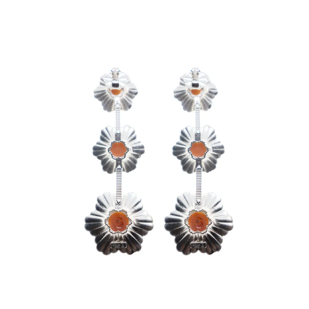 Cameo Fiore Long Earrings