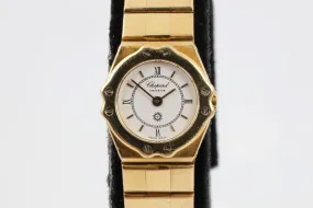 Chopard St. Moritz 5200 Solid 18K Yellow Gold 18mm Ladies Watch (73.4g.)