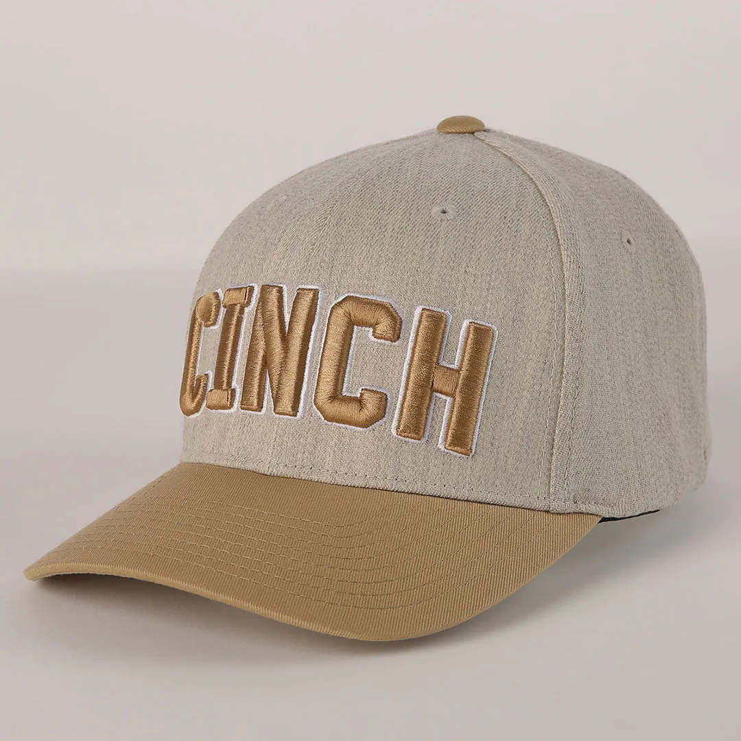 Cinch Khaki Fitted FlexFit Cap