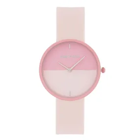 Duet Blossom Blend  Pink Silicone Strap Watch