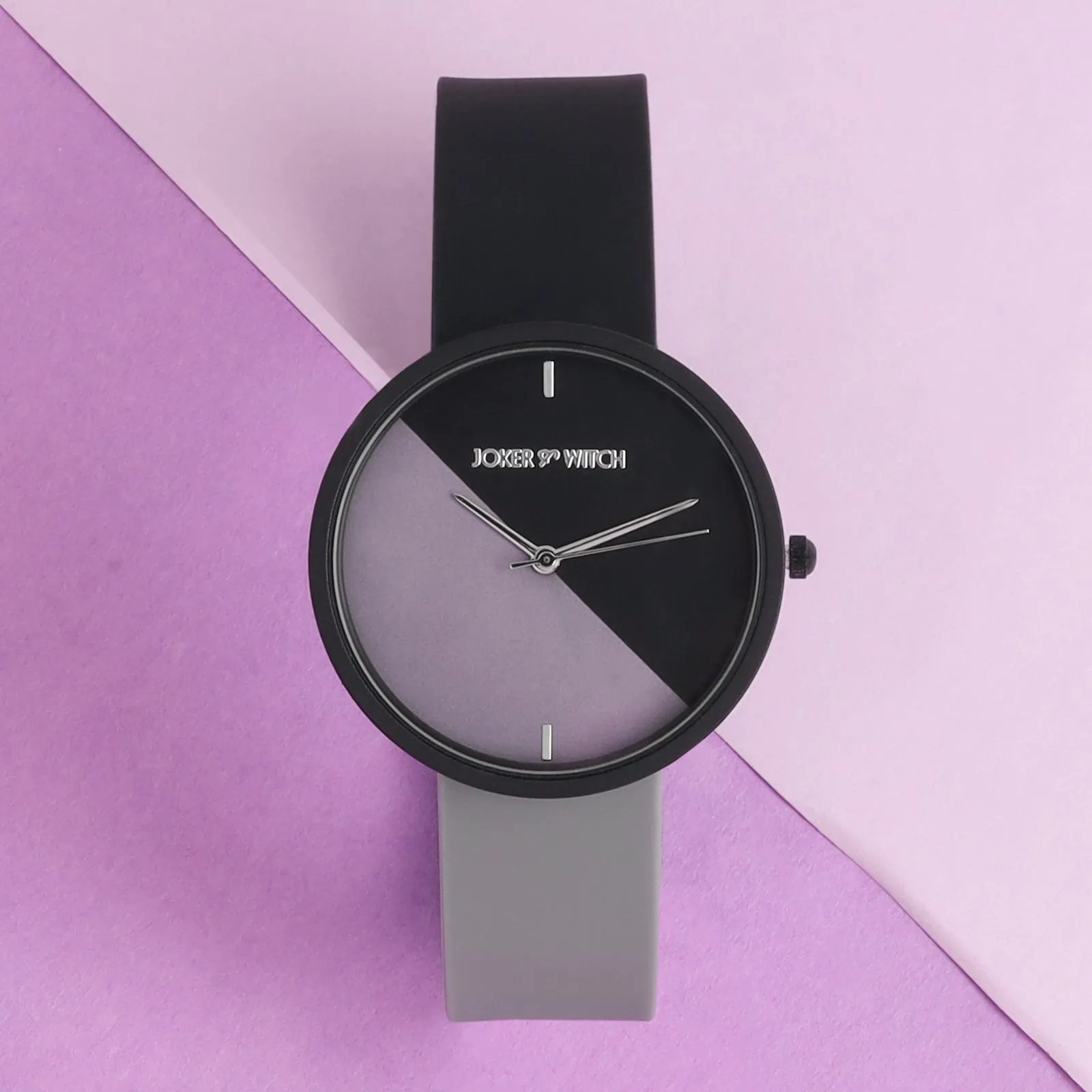 Duet Luminex  Black Silicone Strap Watch