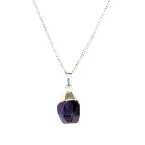 Faceted Amethyst Necklace