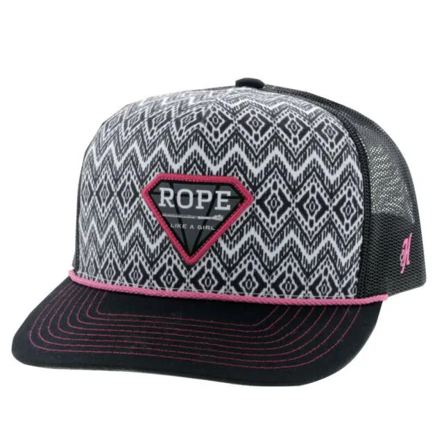 Hooey Rope Like a Girl Snapback Cap