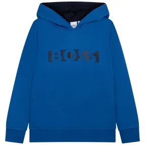 Hugo Boss Boys Hoodie w/Logo_ Electric Blue J25N69-871