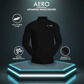 Jet Black Jacket Summer Windcheater - Aero Series