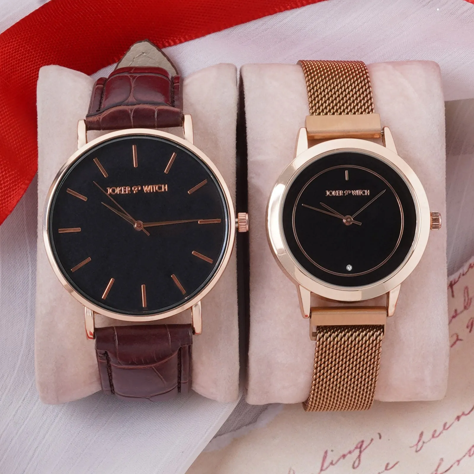 Jujube & Honey Couple Watches