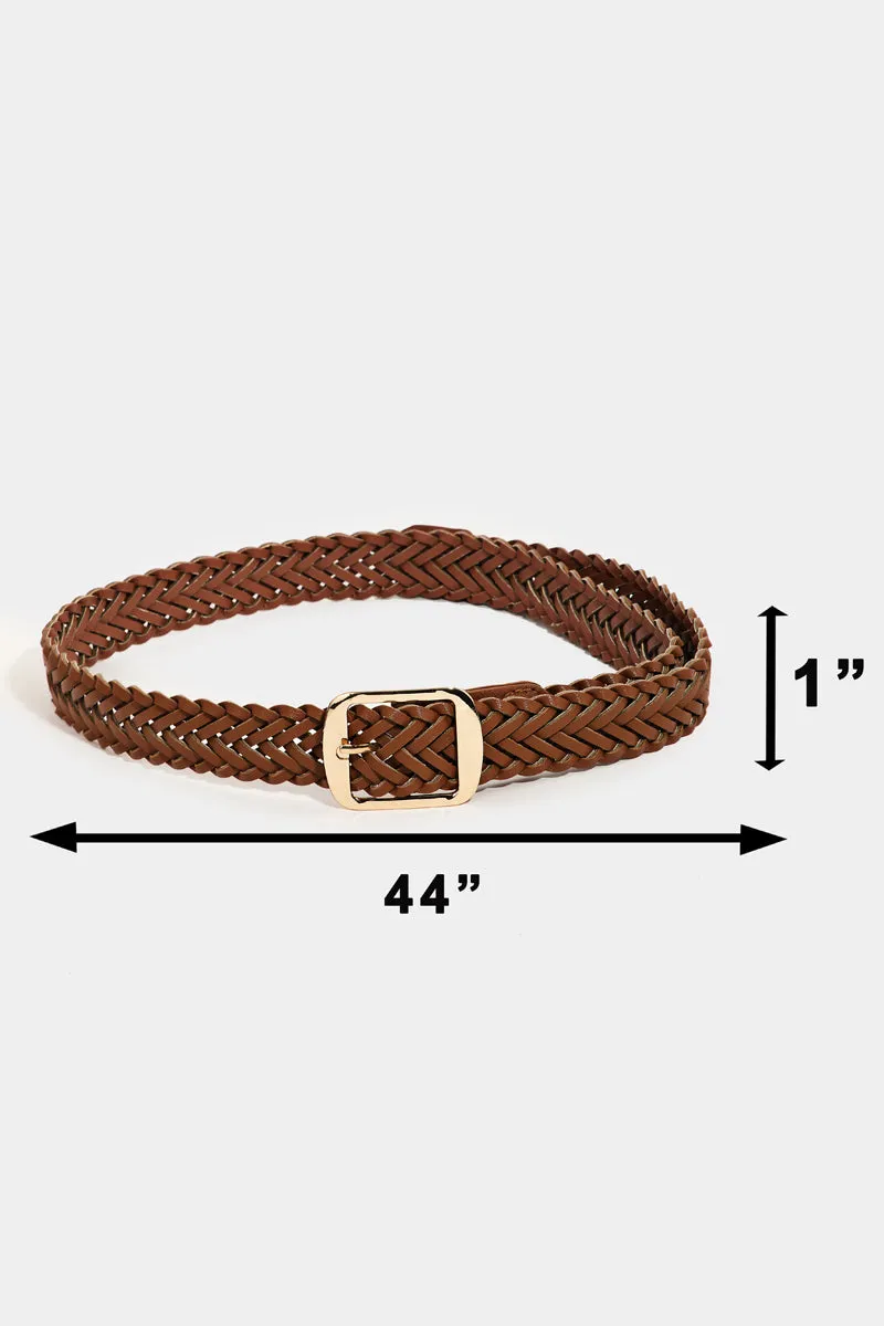 Karsyn Braided Belt, Brown