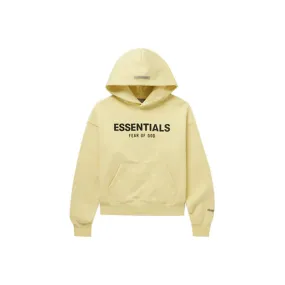 KIDS FEAR OF GOD ESSENTIALS HOODIE CREAM