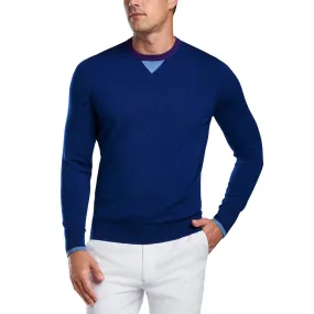 LONG SLEEVE CREW NECK SWEATER BLUEPRINT