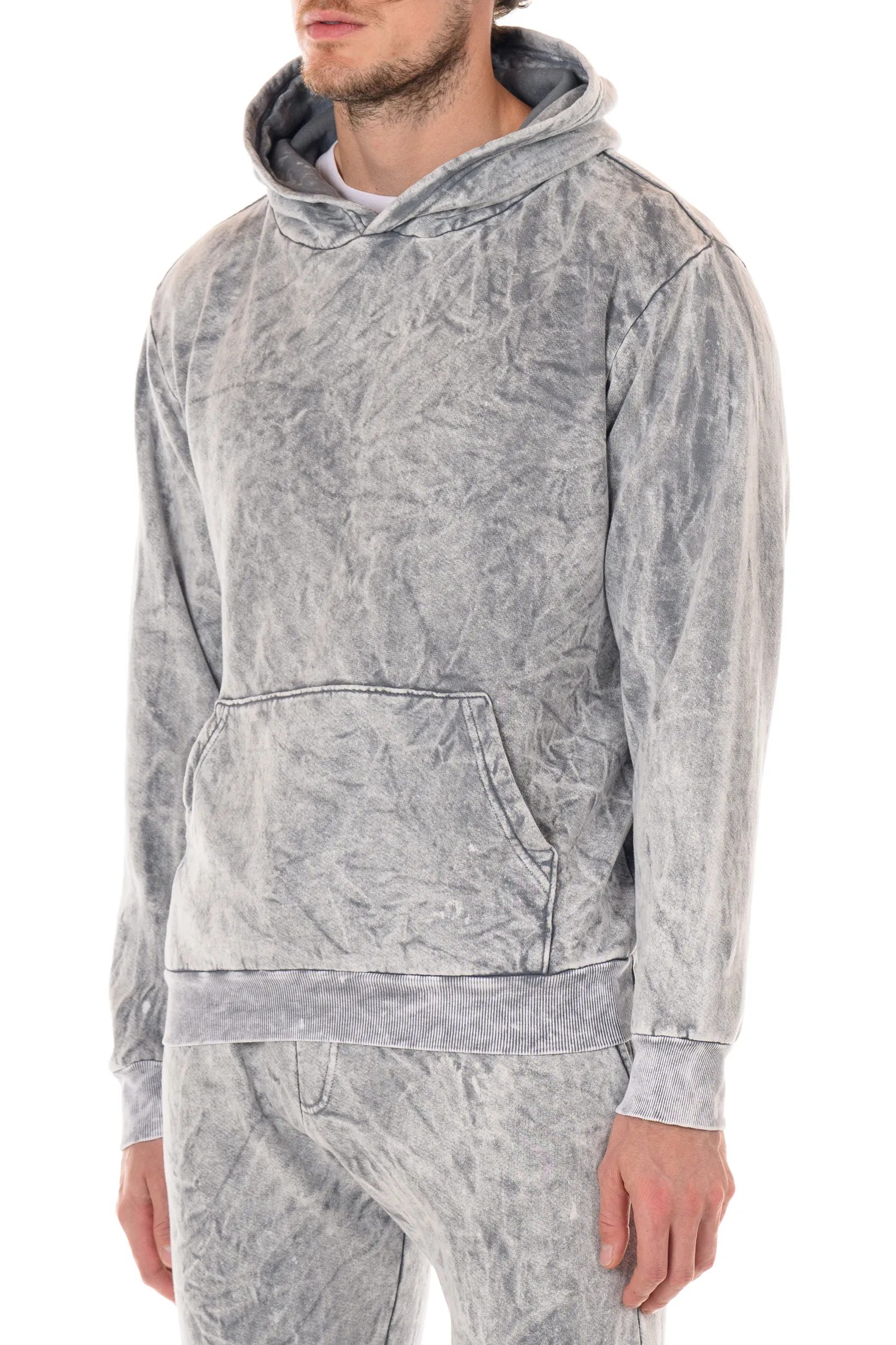 Los Feliz Mineral Wash Hoodie - Charcoal