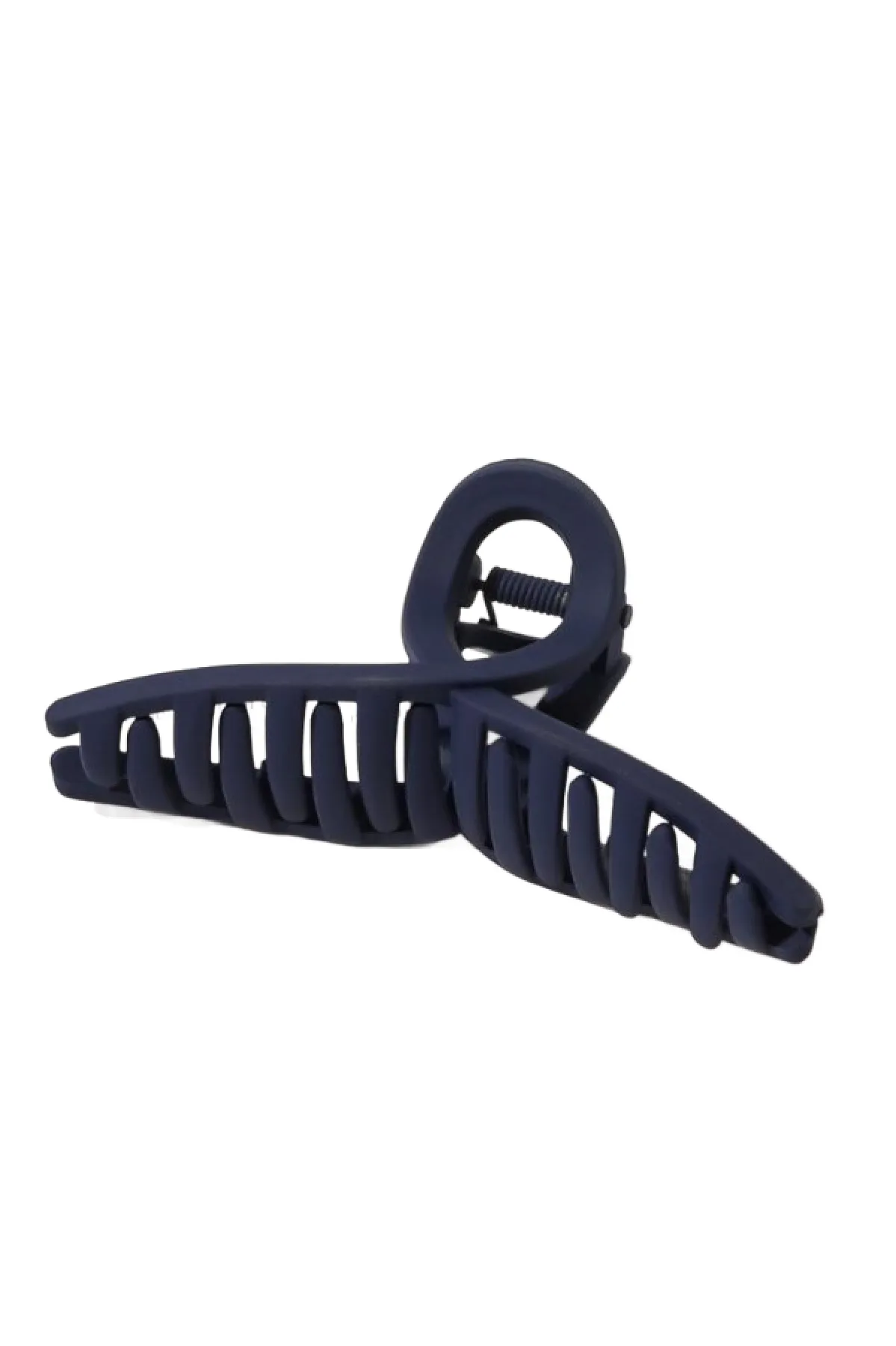 Navy Matte Claw Clip