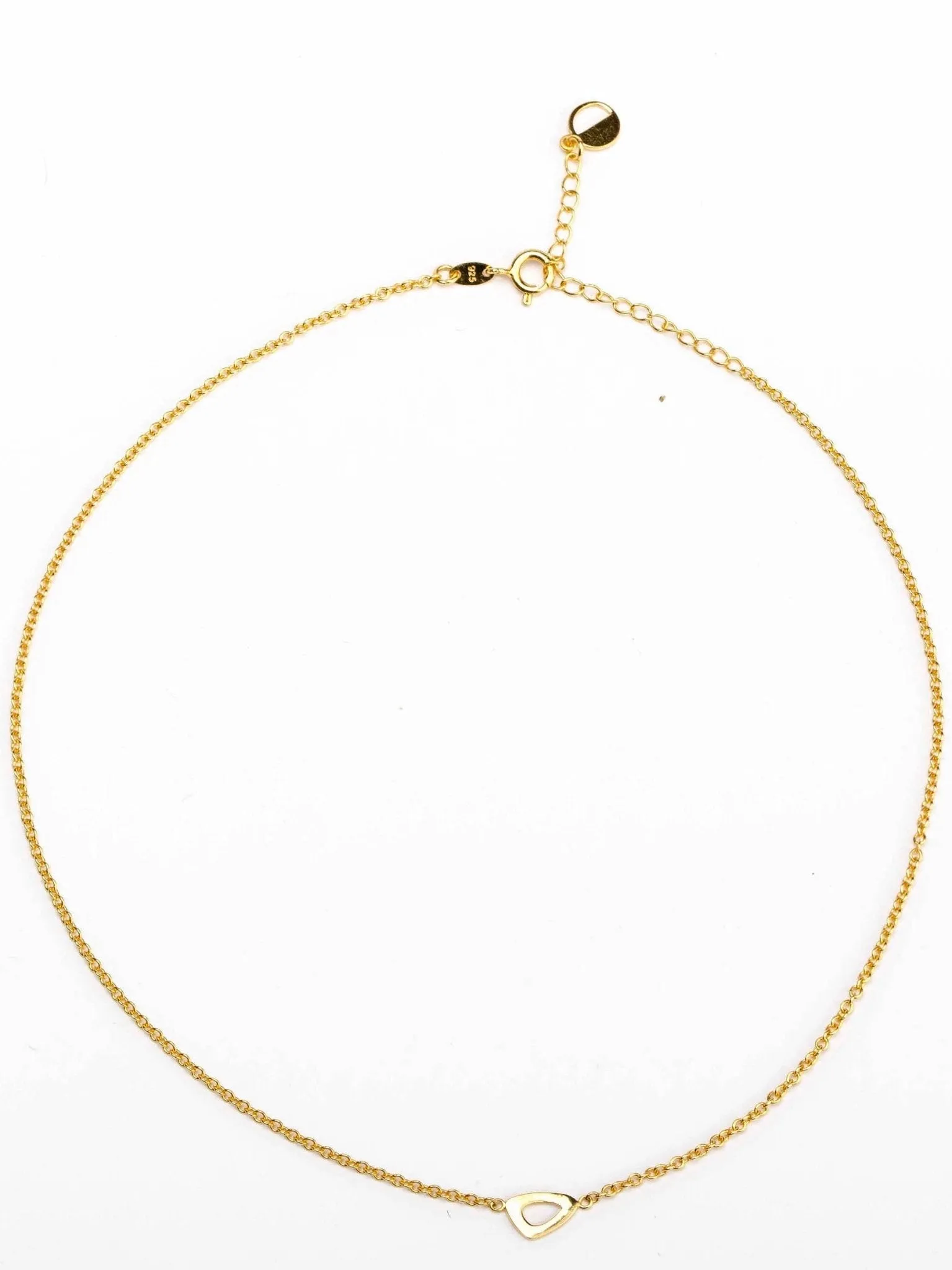 Oval Charm Choker