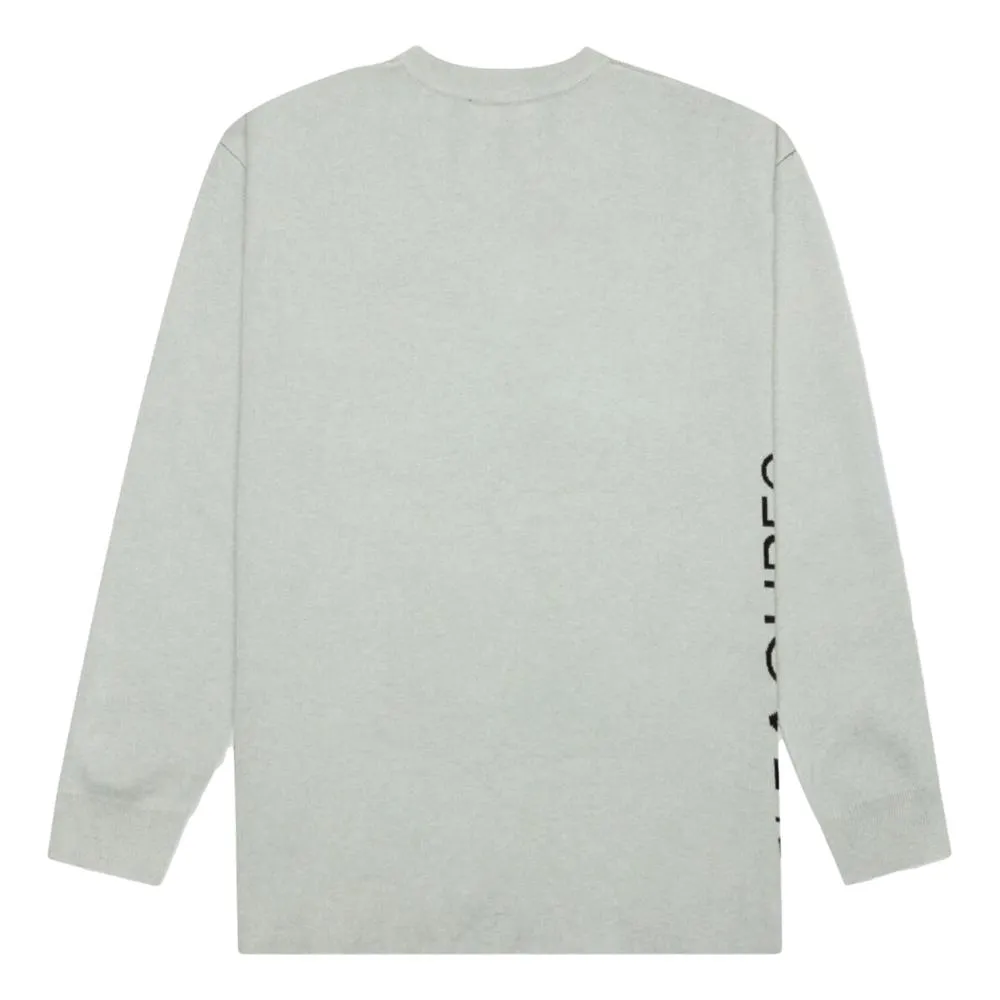 PLEASURES LOWLIFE JACQUARD SWEATER-GREY