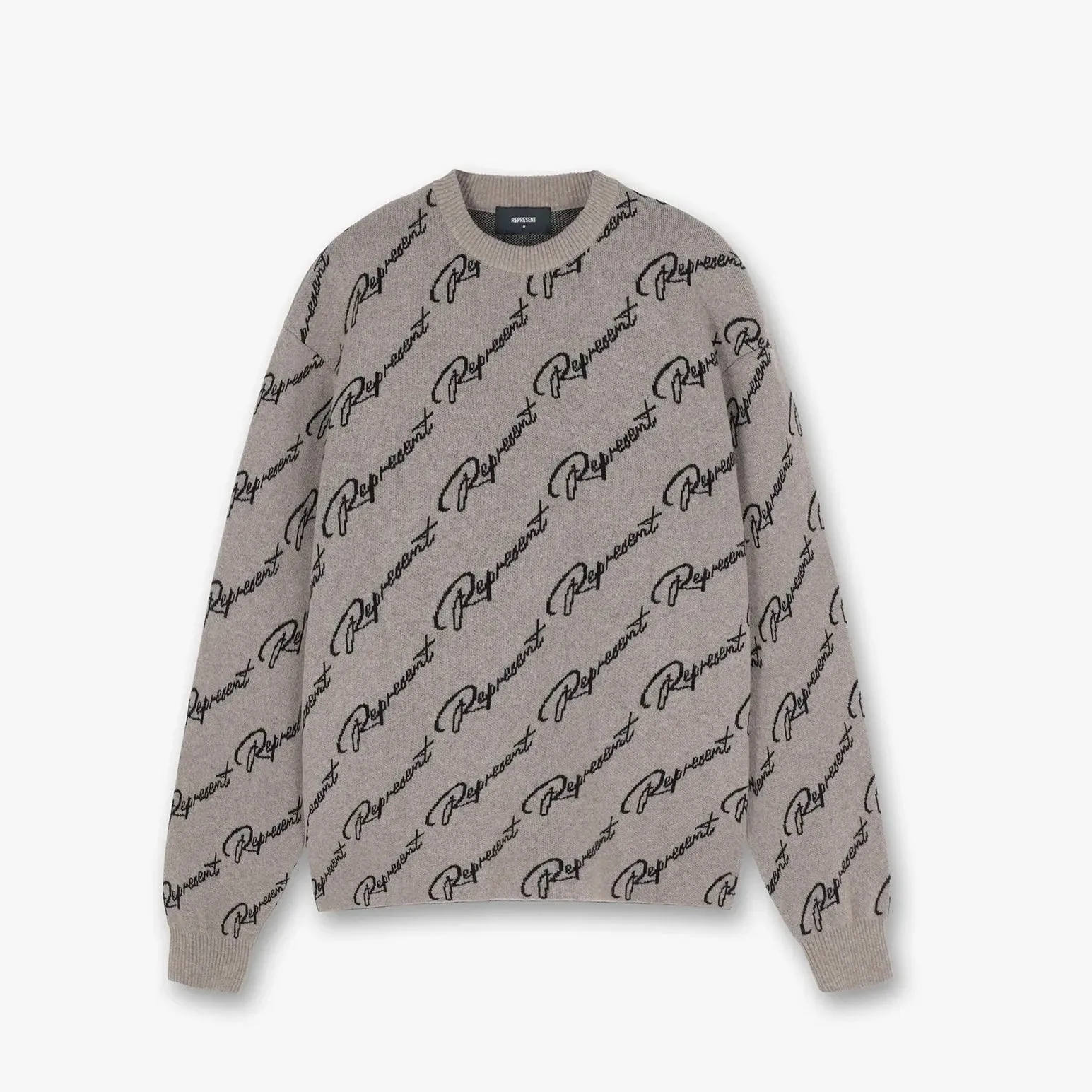 Represent Jacquard Logo Hazel Sweater