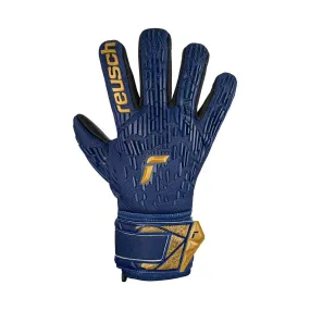 Reusch Attrakt Freegel Silver Junior GK Gloves (Blue/Gold/Black)