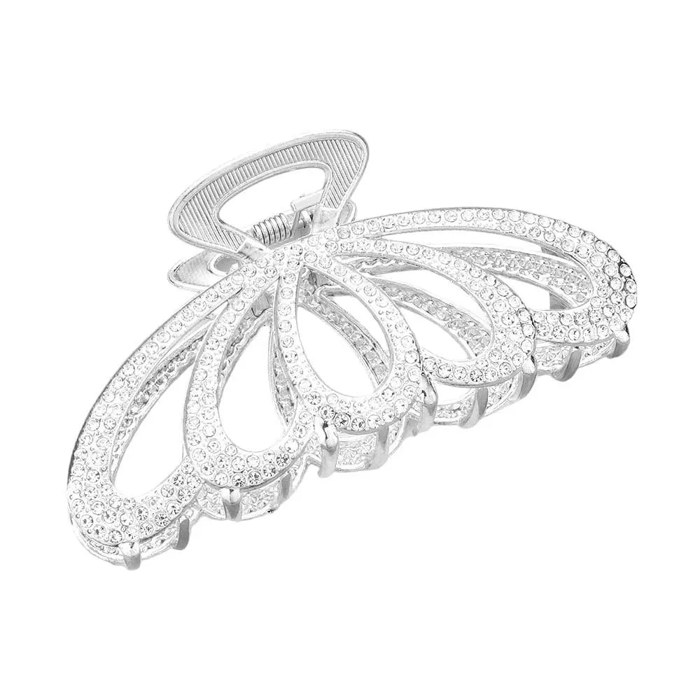 Rhinestone Paved Hair Claw Clip