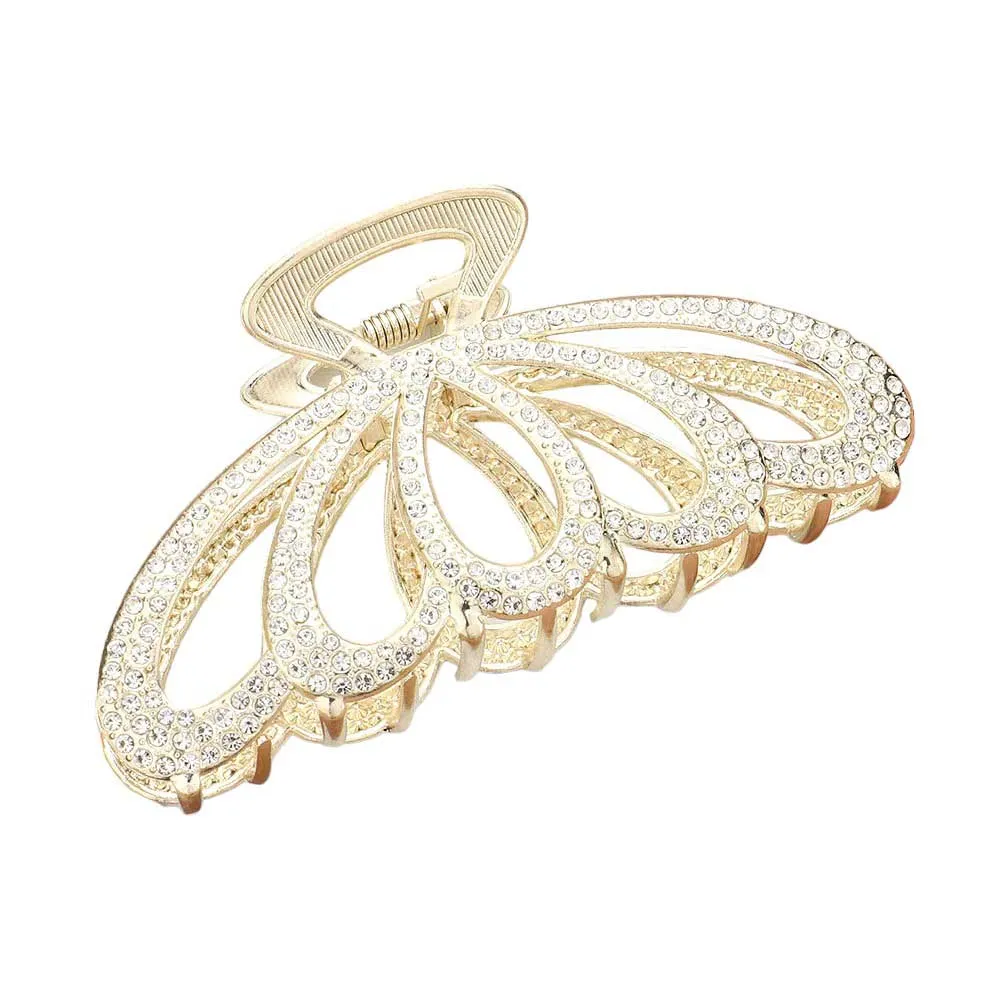 Rhinestone Paved Hair Claw Clip