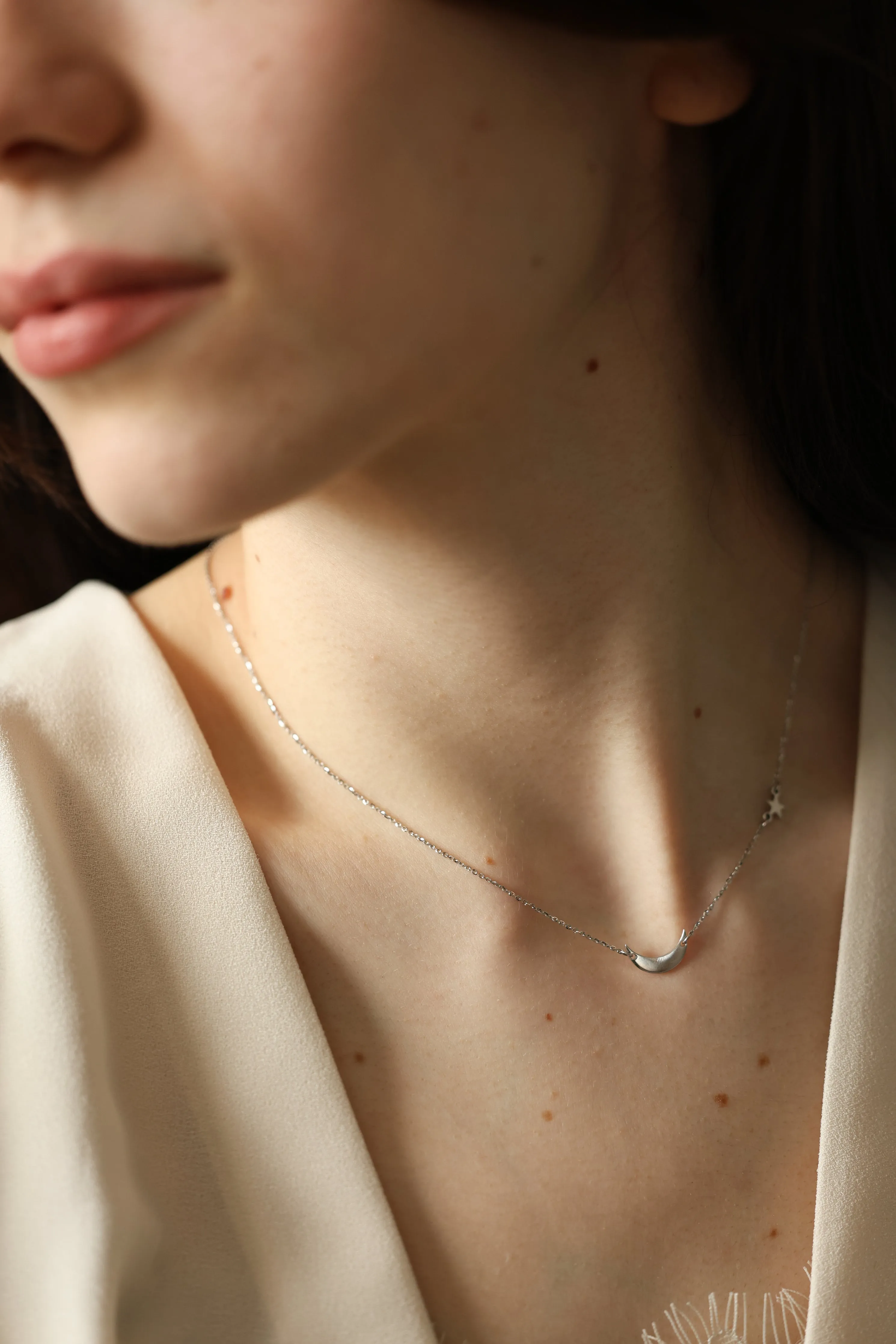 Sade Moon And Star Necklace