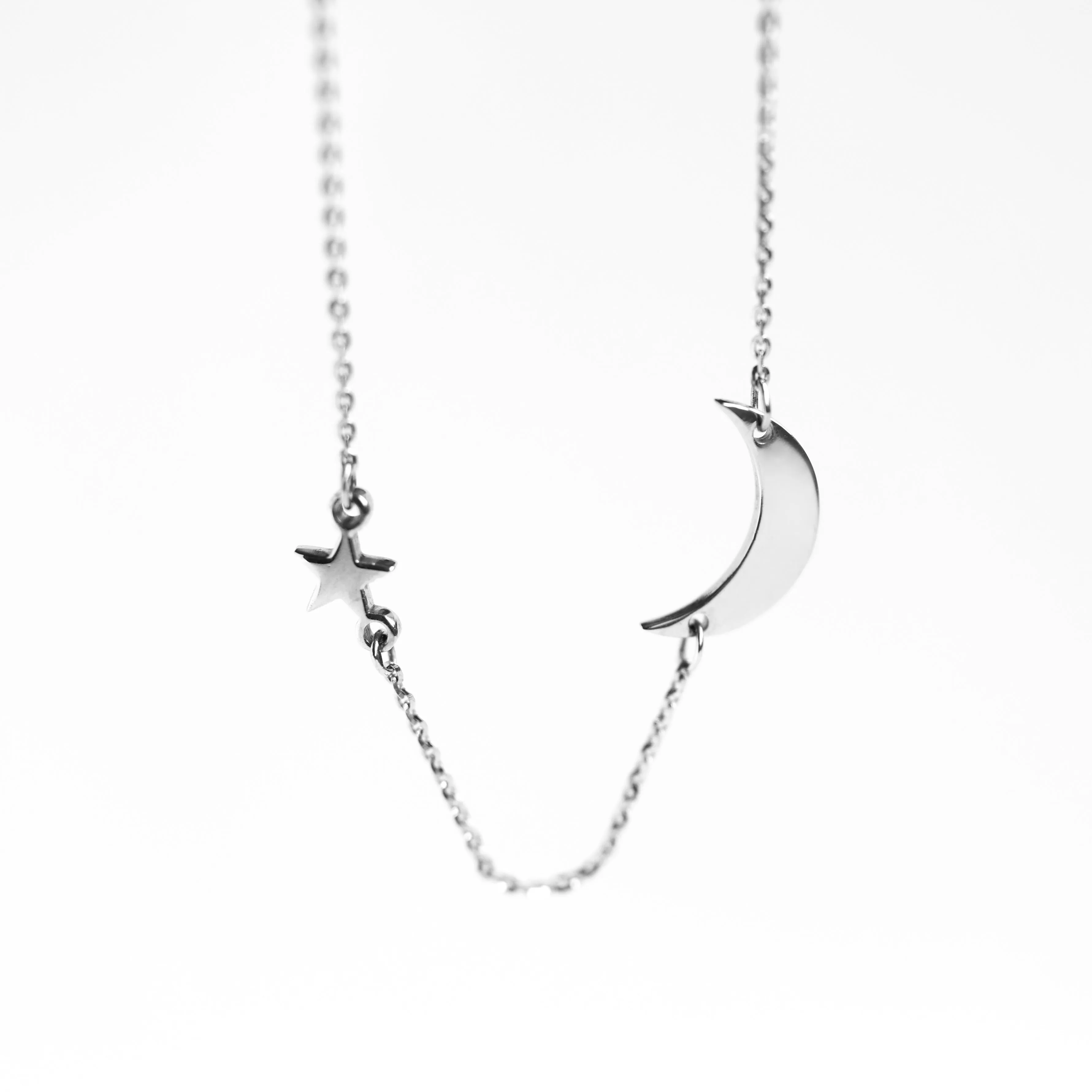 Sade Moon And Star Necklace