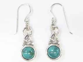 Sterling Silver Earrings for Woman dangling Turquoise Earrings, Garnets, Lapis, amethyst, opal