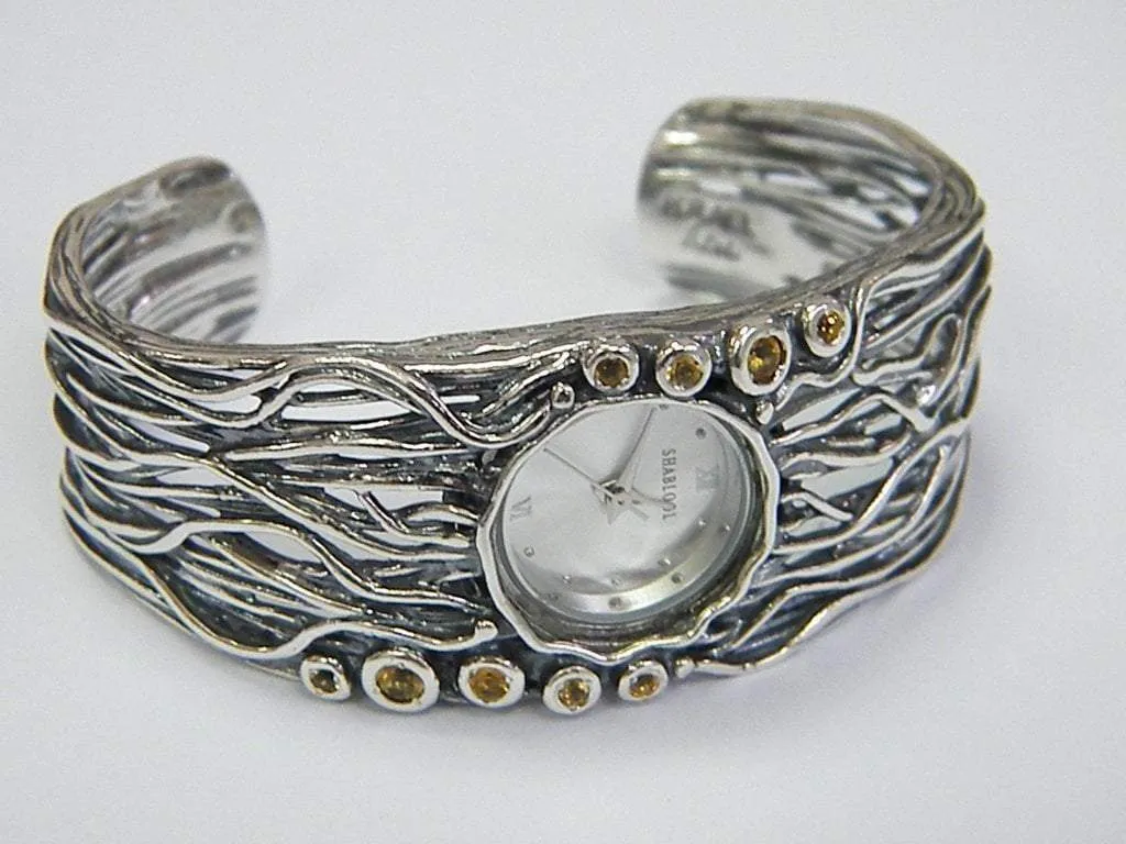 Sterling Silver Watch for Woman Handcrafted Watches Japanese