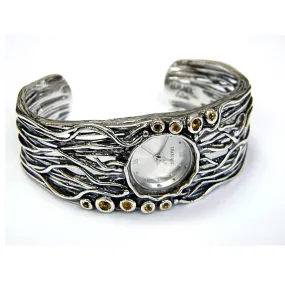 Sterling Silver Watch for Woman Handcrafted Watches Japanese