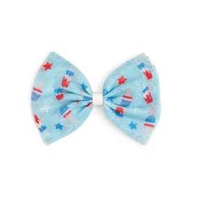 Sweet Wink Bomb Pop Tulle Bow Clip