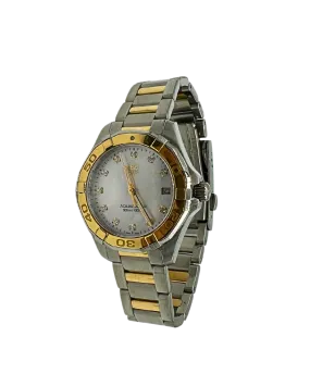 TAG Heuer Aquaracer Ladies' Quartz Movement White Mother-of-Pearl Dial Watch