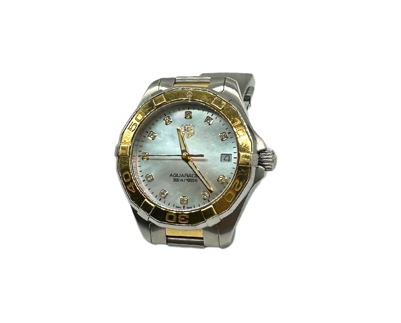 TAG Heuer Aquaracer Ladies' Quartz Movement White Mother-of-Pearl Dial Watch