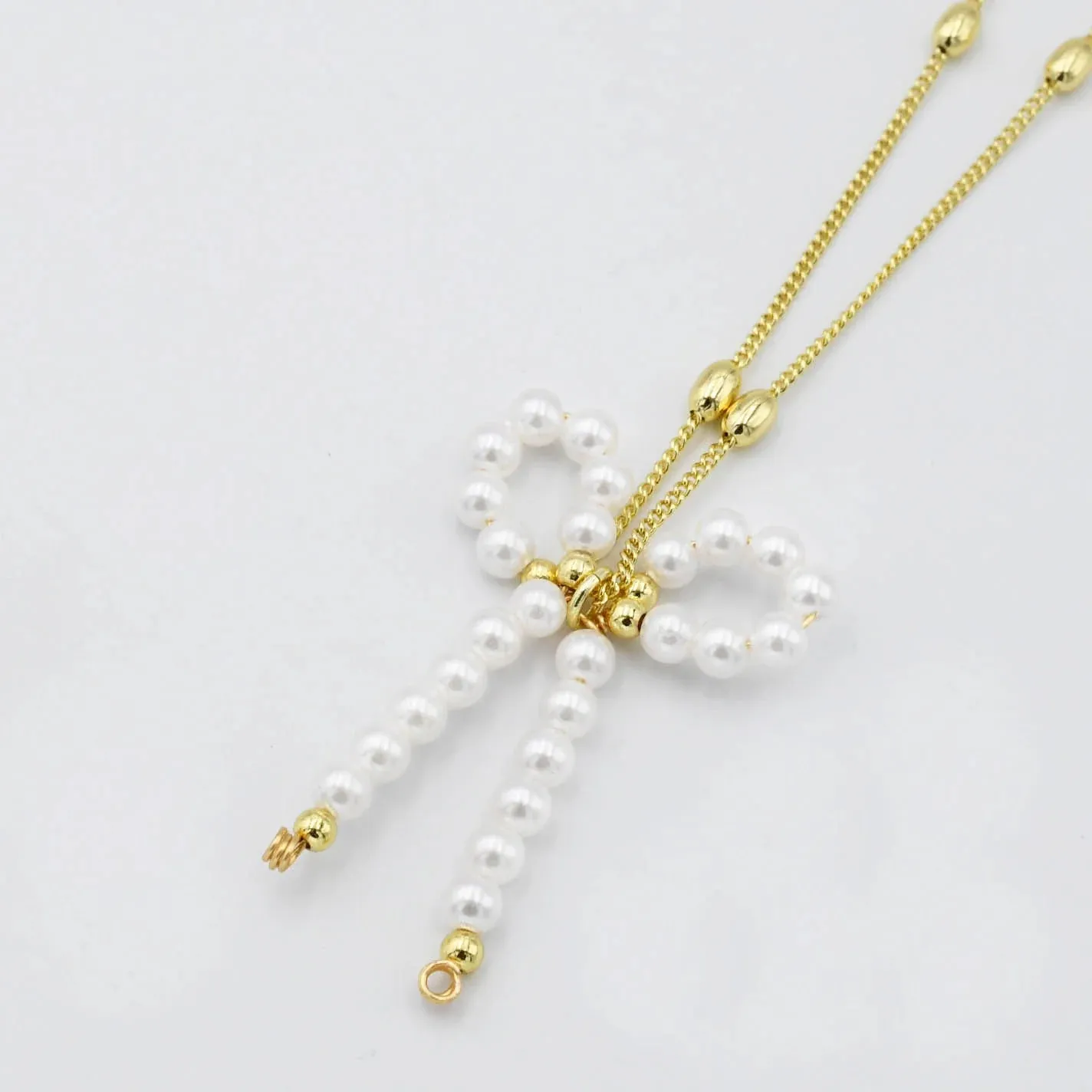 Treasure Jewels - Pretty Pearl Bow Necklace  - PREORDER