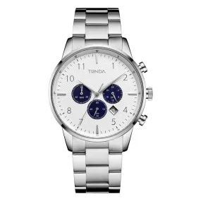 Trnda Stainless Steel Chronograph Men's Watch TR001G2S1-A12S