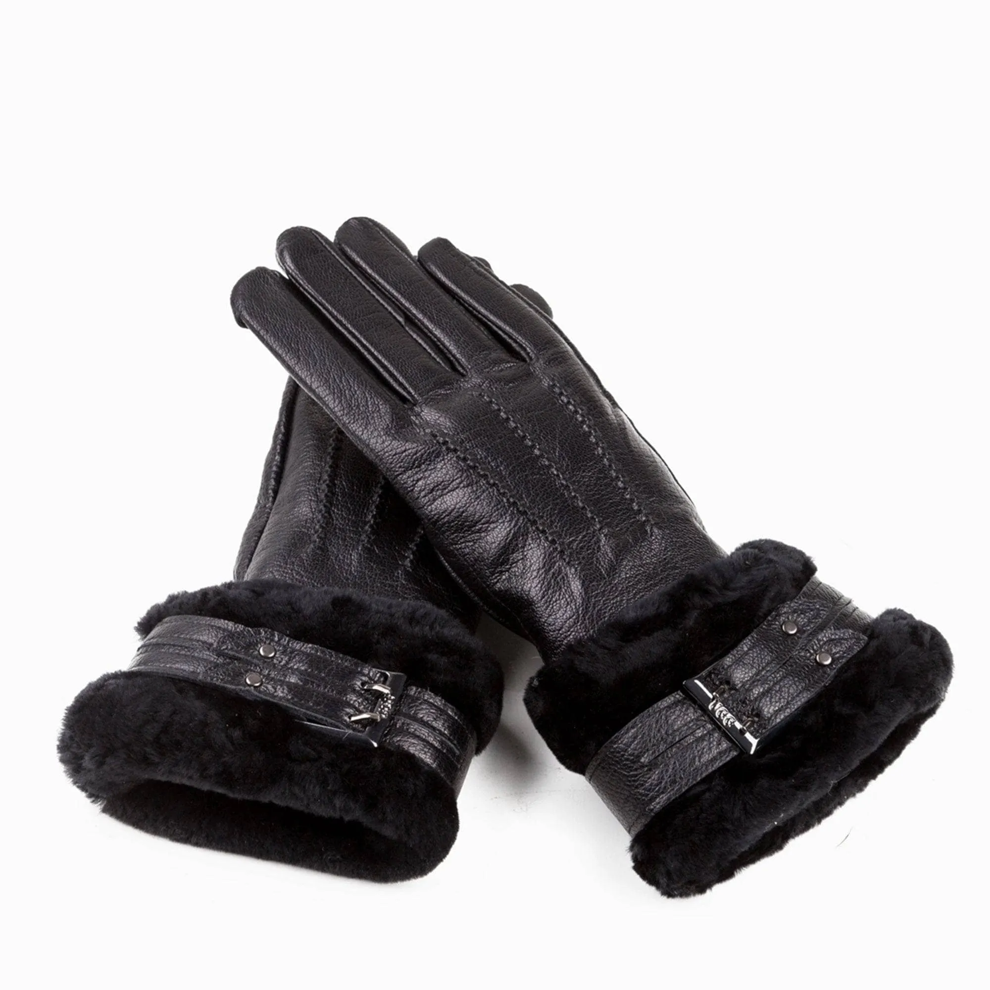 UGG Premium Lambskin Cuff Gloves