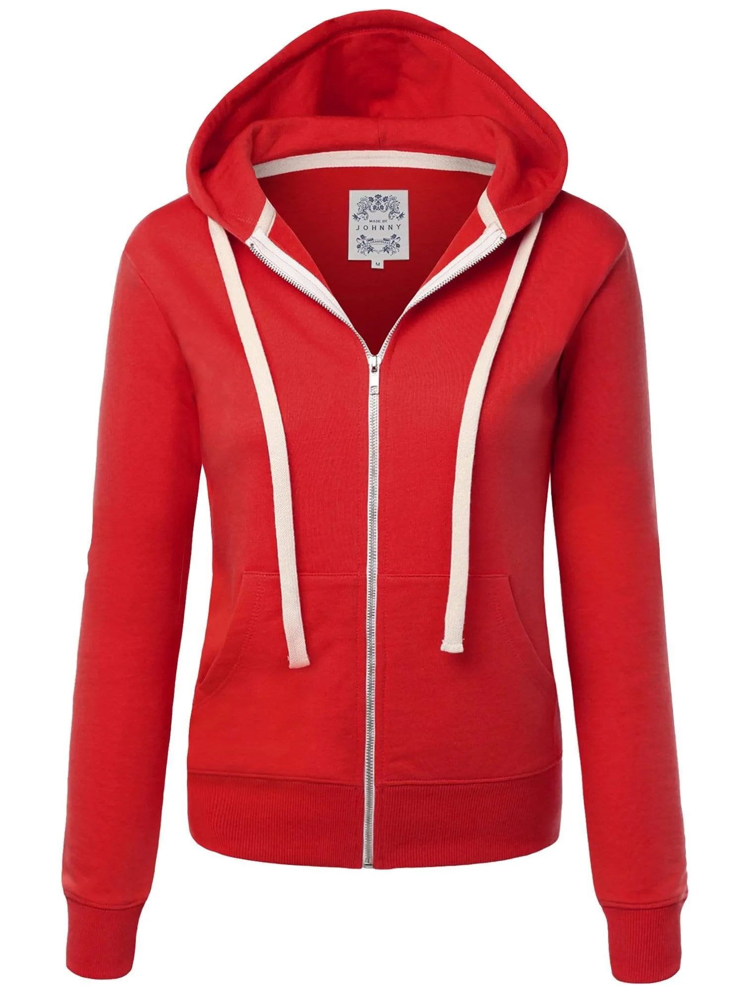 Women's Active Casual Zip-up Hoodie Long Sleeve Lightweight Sweatshirt