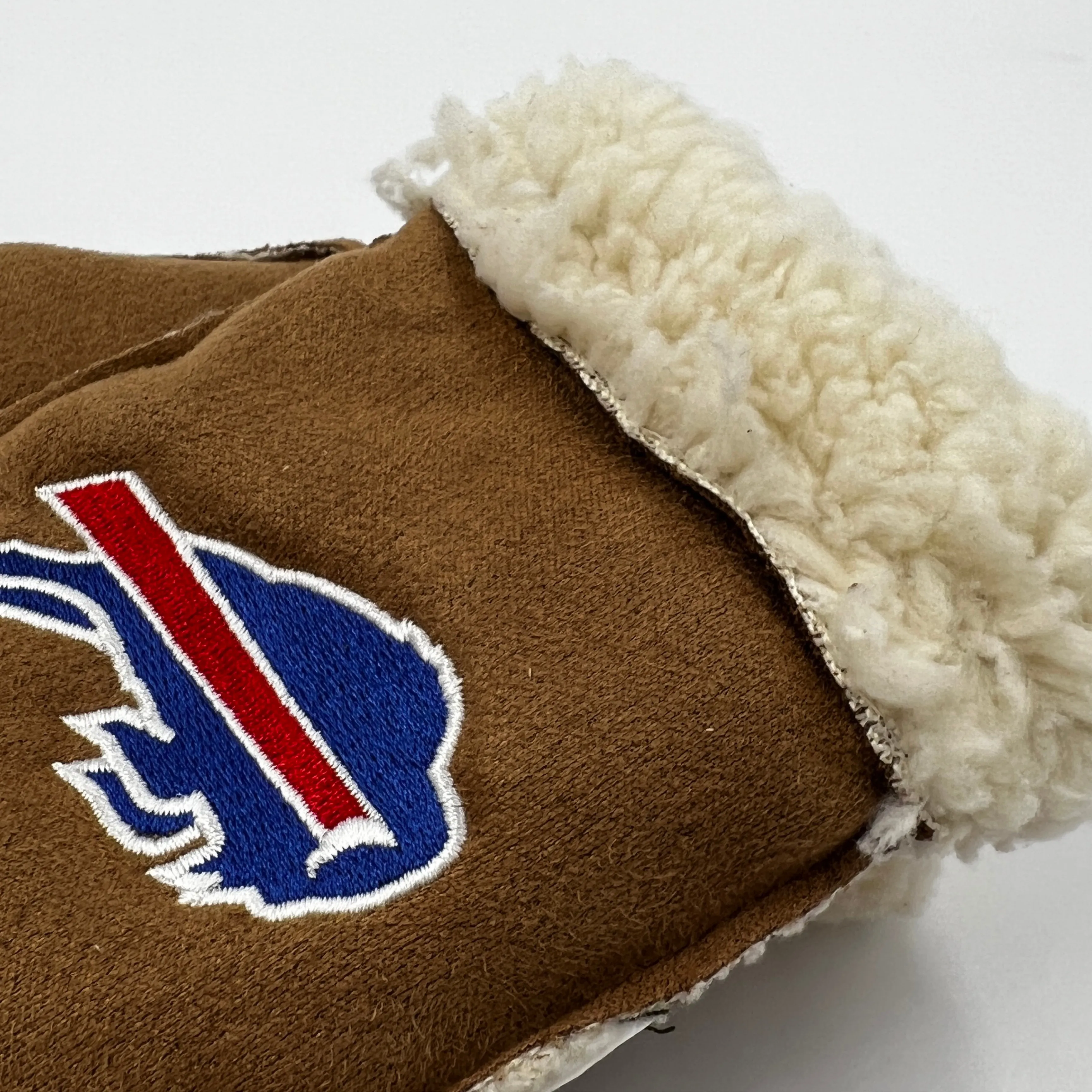 Women's Buffalo Bills Brown Sherpa Lined Gloves