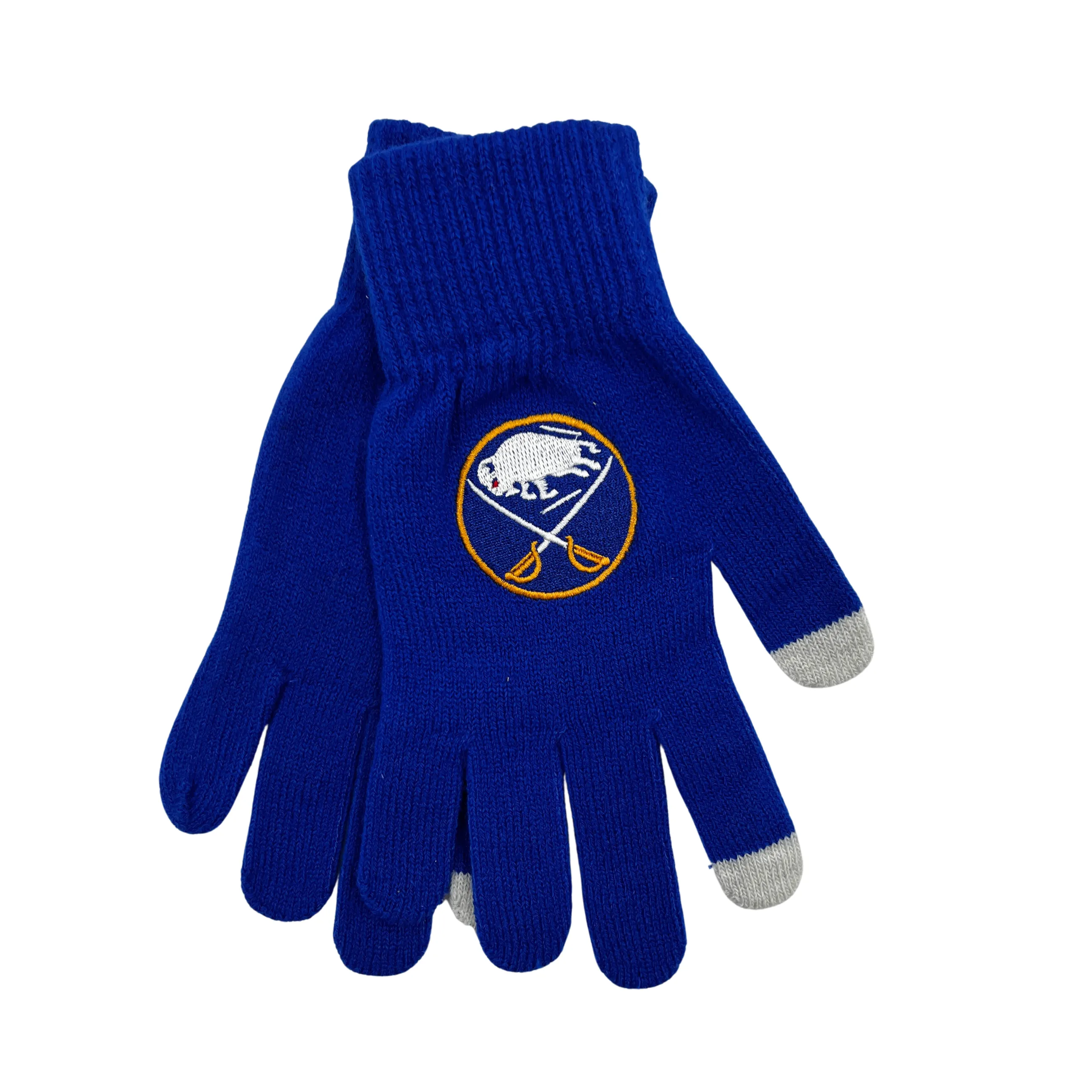 Women's Buffalo Sabres Solid Big Logo Gloves