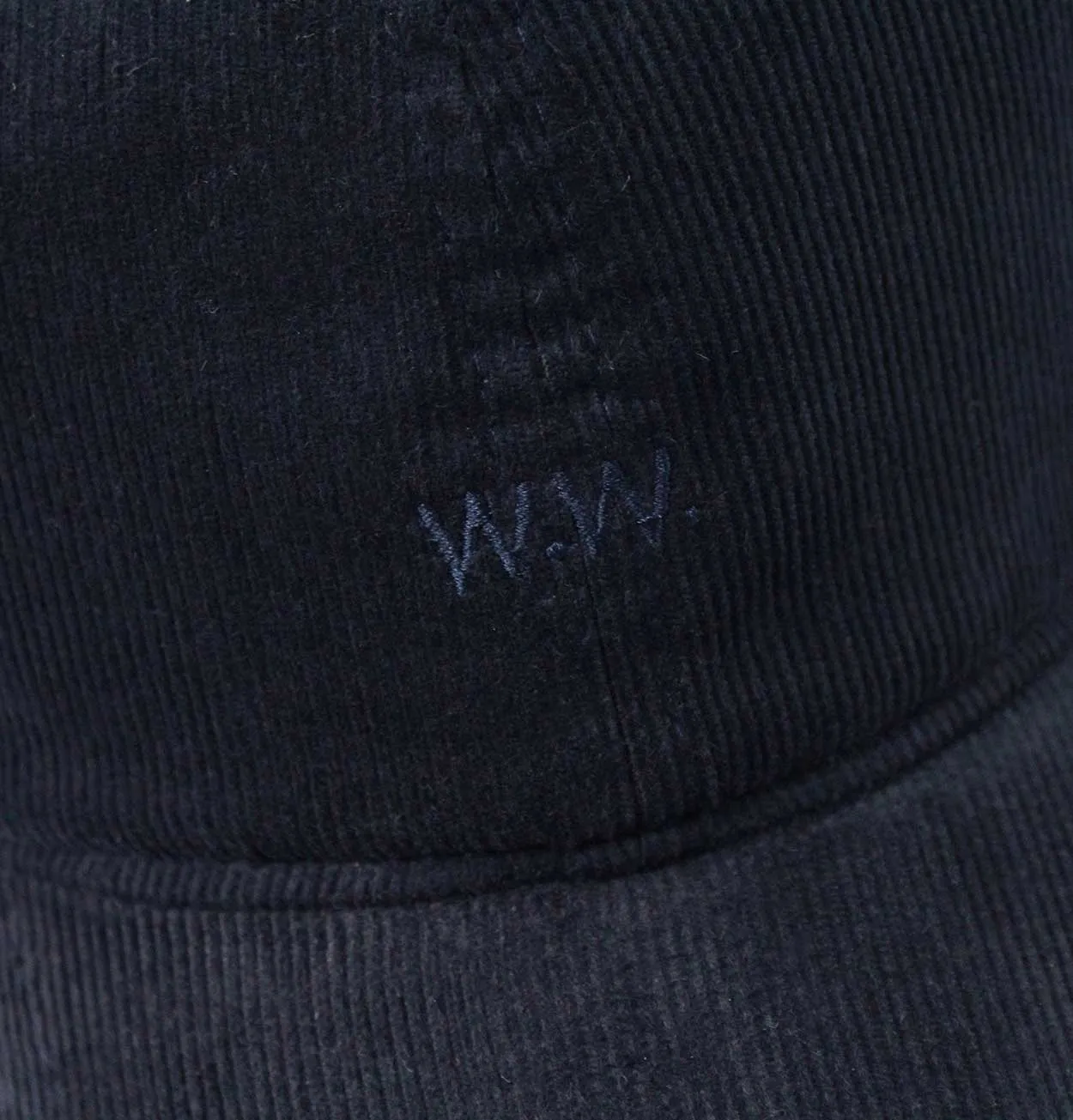 Wood Wood Low Profile Cap in Navy Corduroy