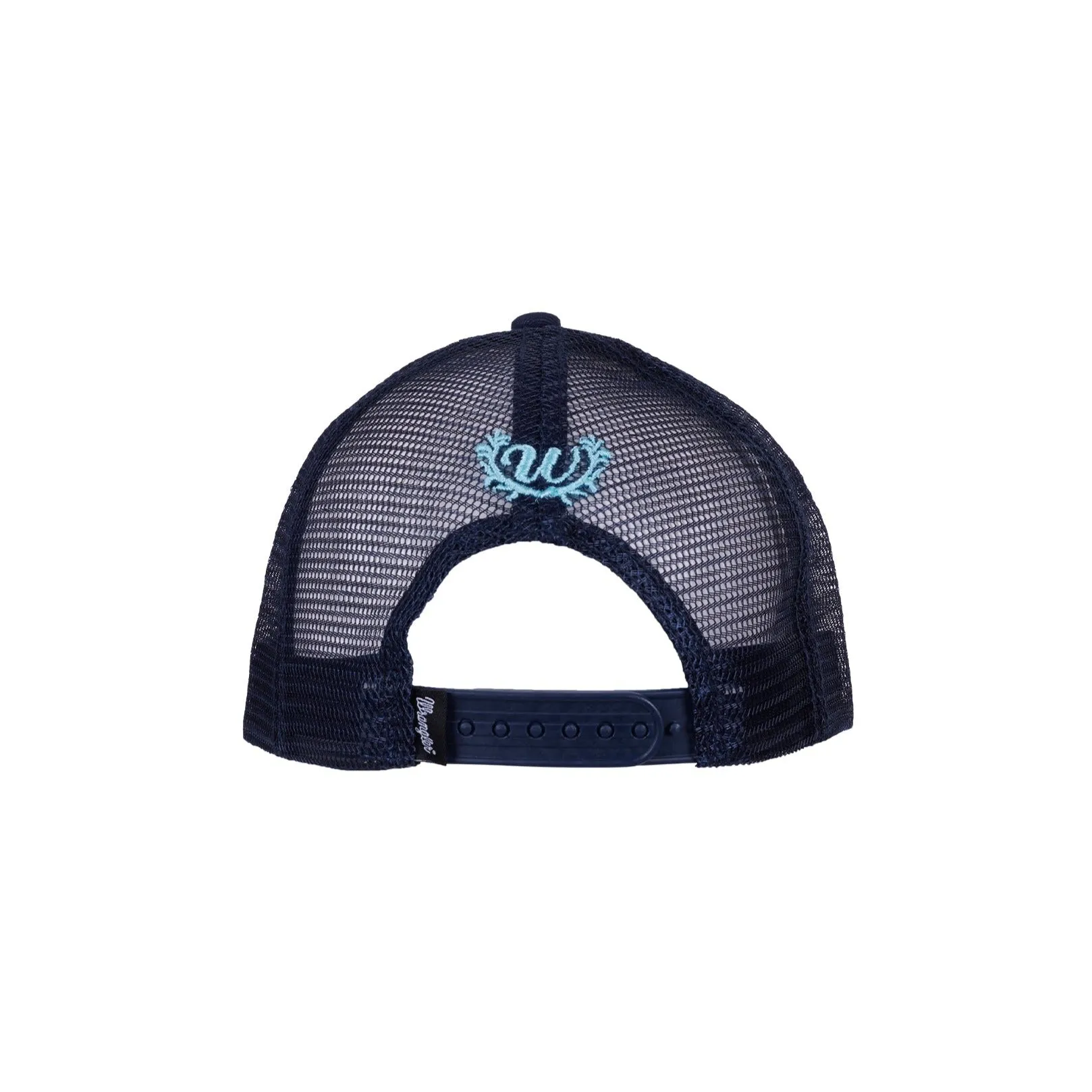 Wrangler Chelsea Trucker Cap | Navy/Aqua